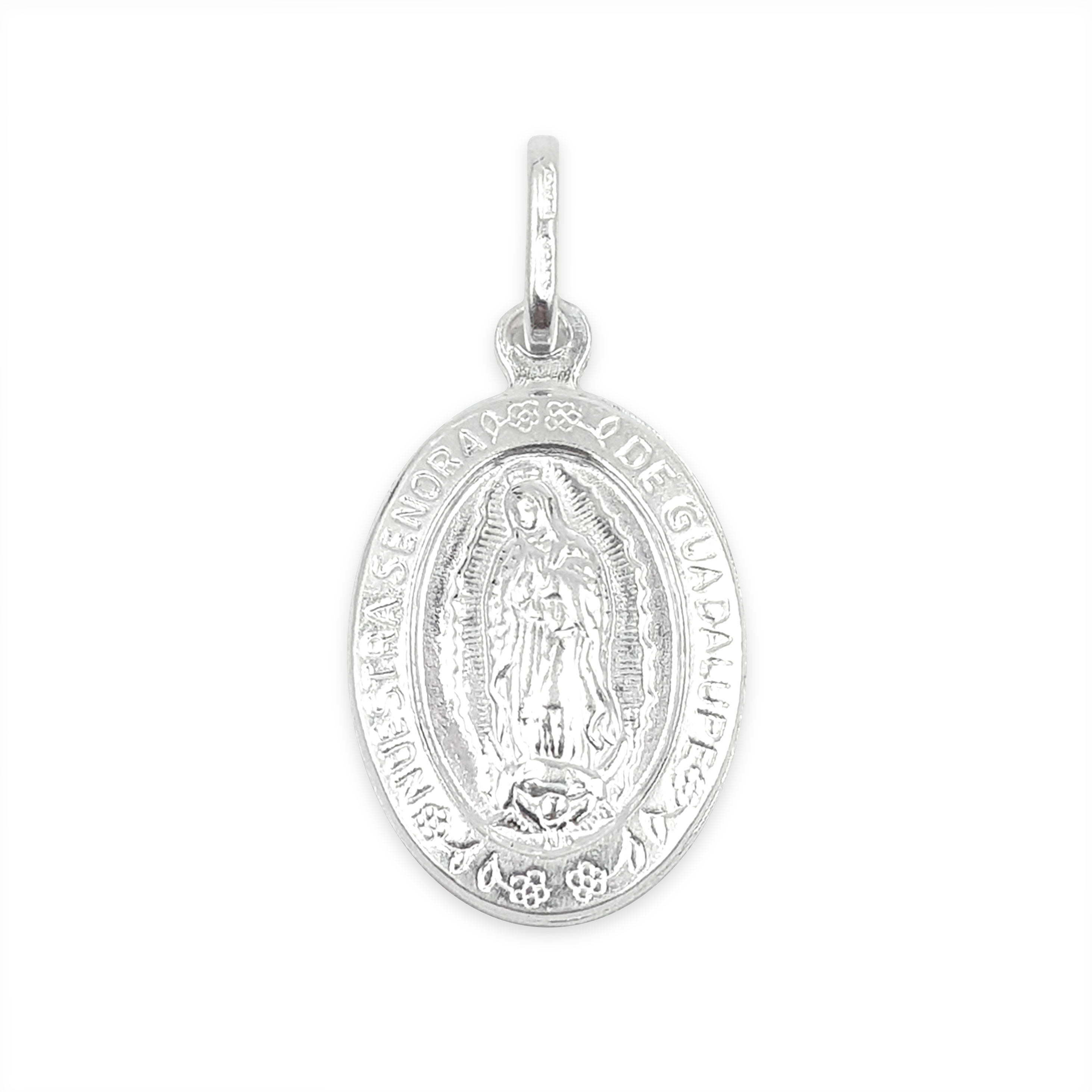 Medalla de la Virgen de Guadalupe 2 - Plata 950/925