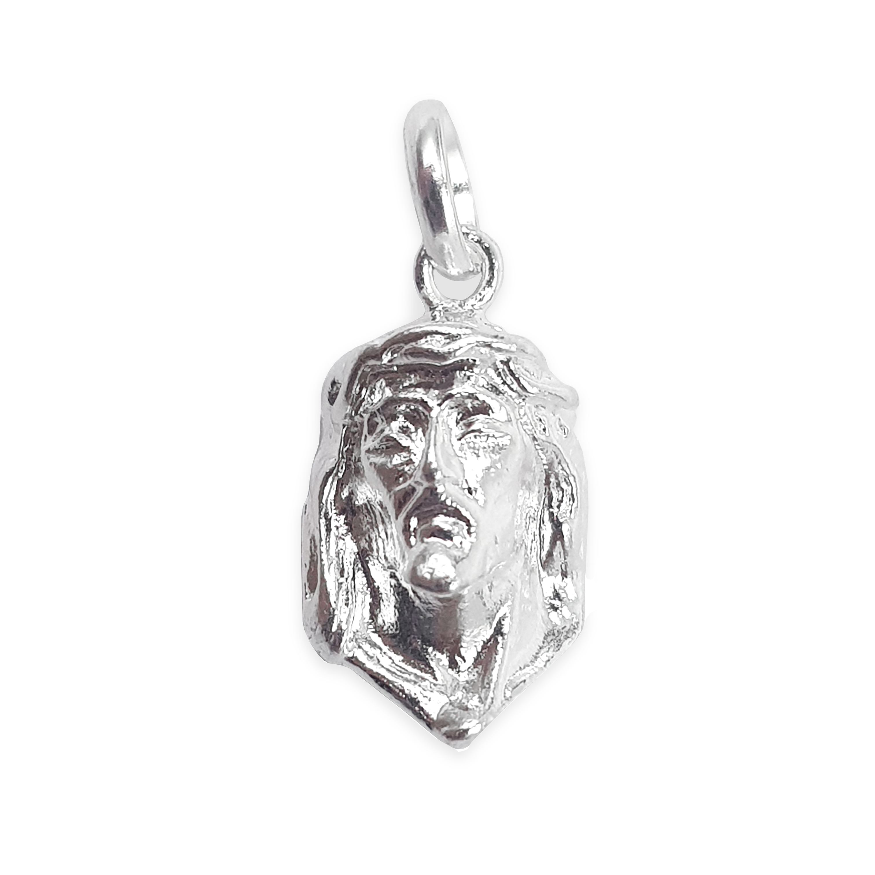 Dije Rostro de Jesucristo 3D - Plata 950/925