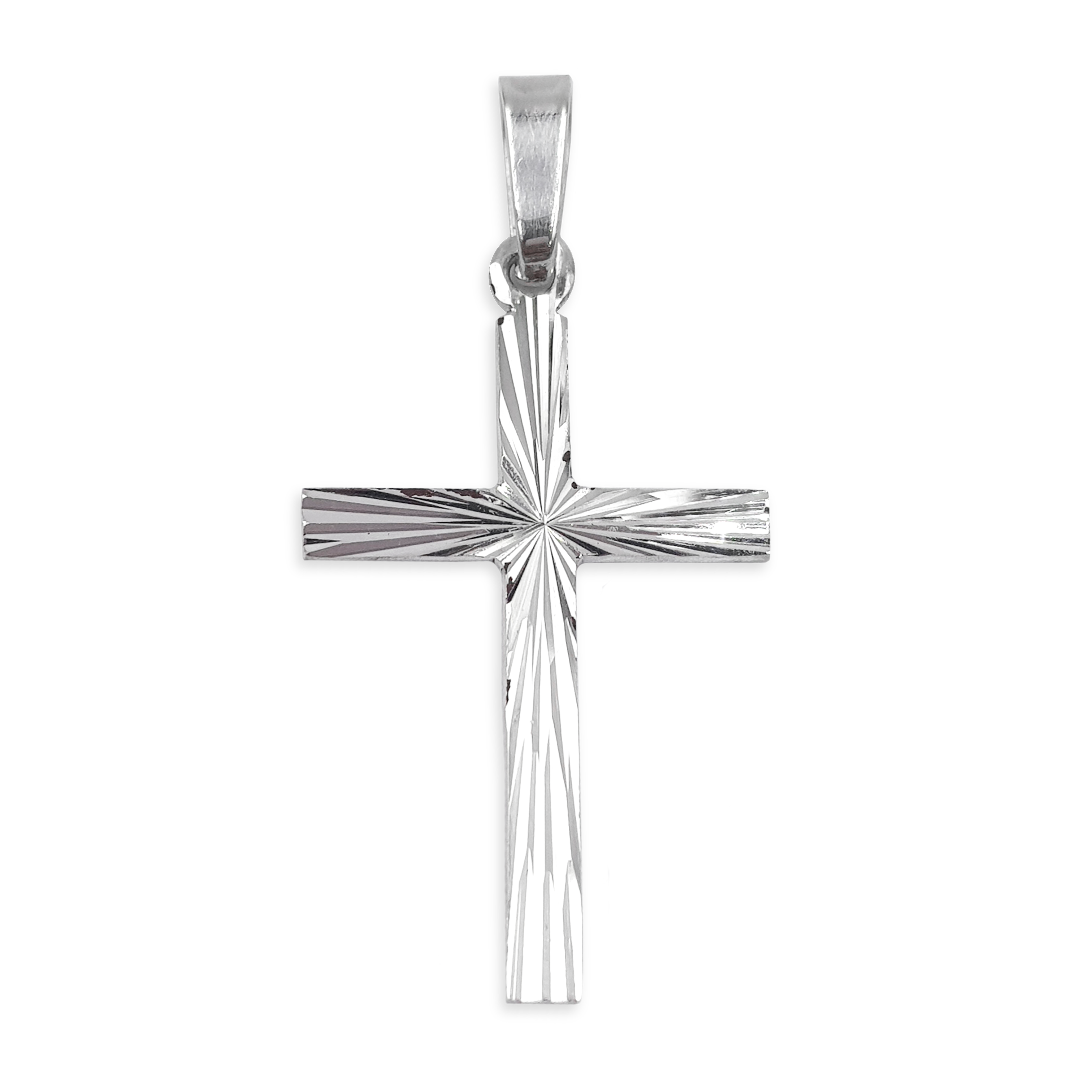 Cruz Diamantada - Plata 950/925