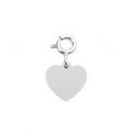 Charm Placa Corazón - Plata 950/925