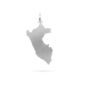 Dije Love Perú Mapa 4 - Plata 950