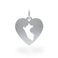 Dije Love Perú Mapa 1 - Plata 950