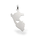 Dije Love Perú Mapa 3 - Plata 950