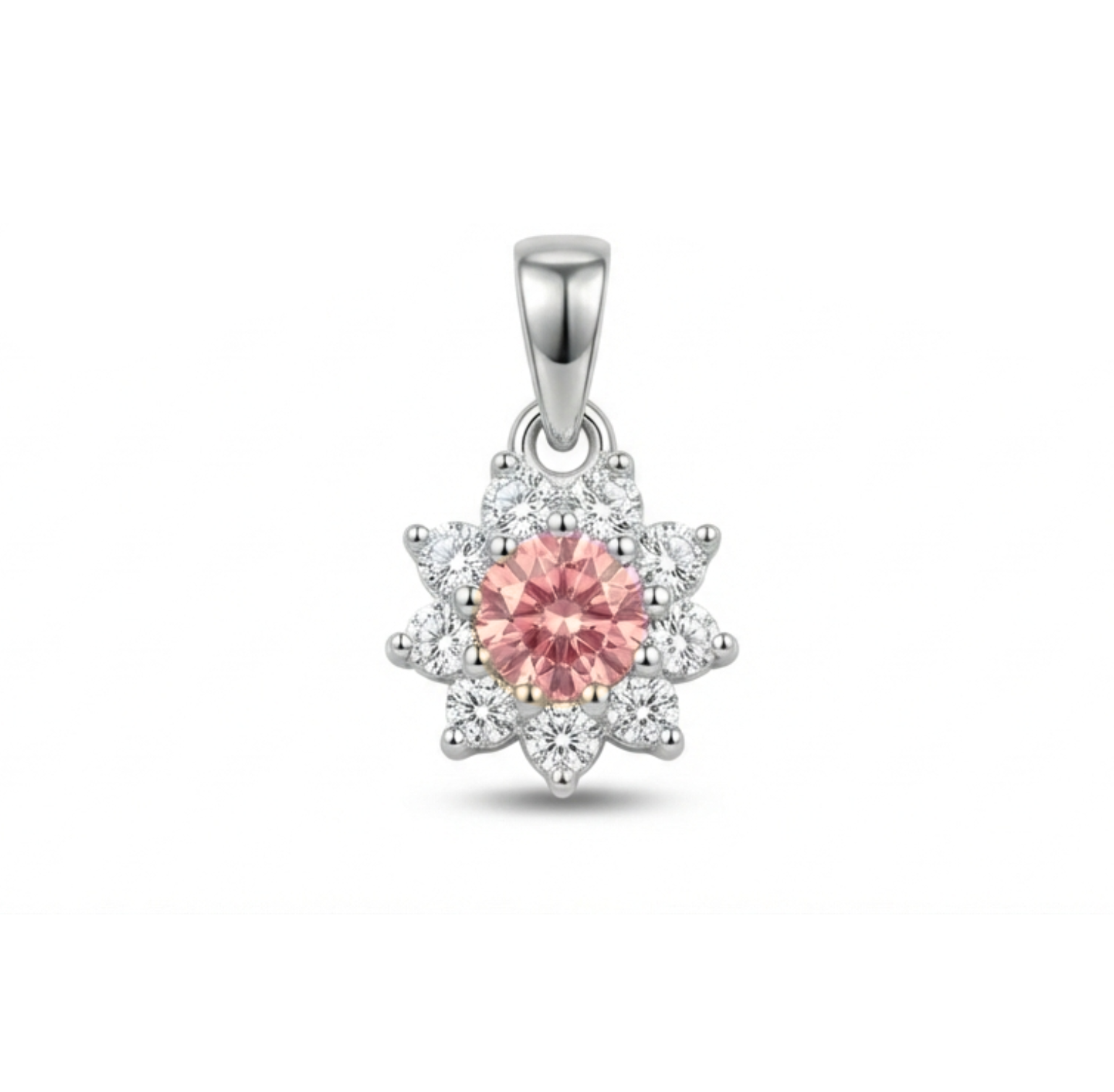 Dije Flor de Loto  Plata 950