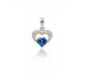 Dije Promesa Azul  Plata 950