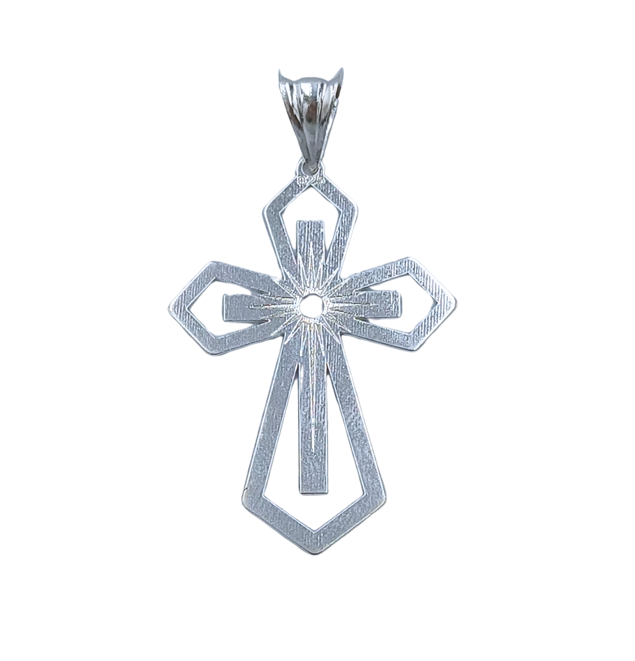Dije Cruz Reluciente - Plata 925