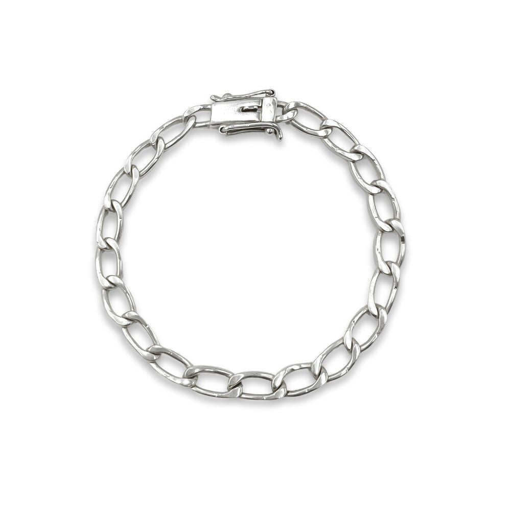 Pulsera Denario Delgada Plata 925/950