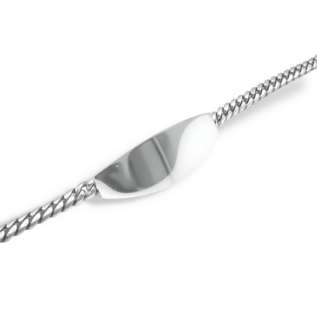 Esclava Elegancia Oval - Plata 950
