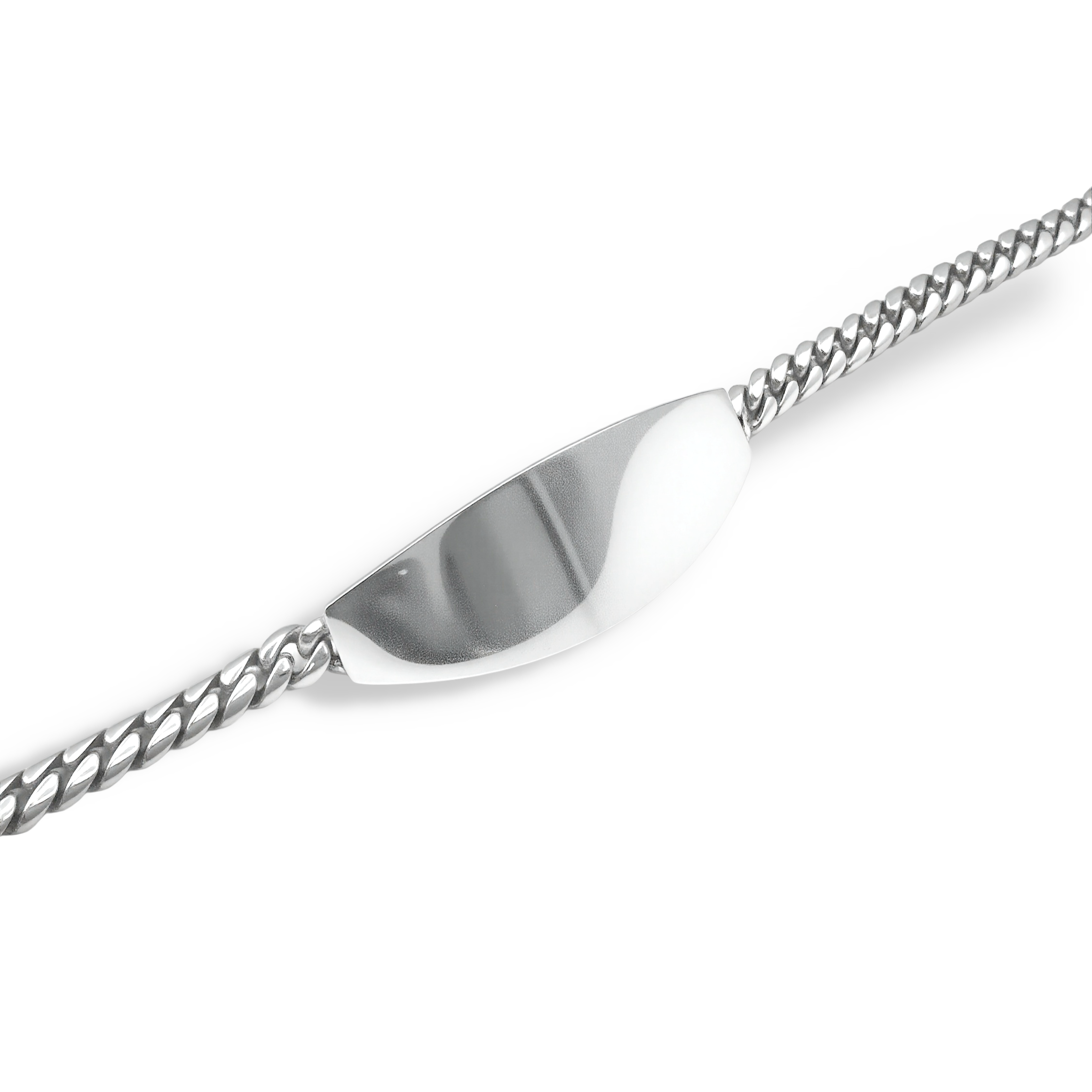 Esclava Elegancia Oval - Plata 950