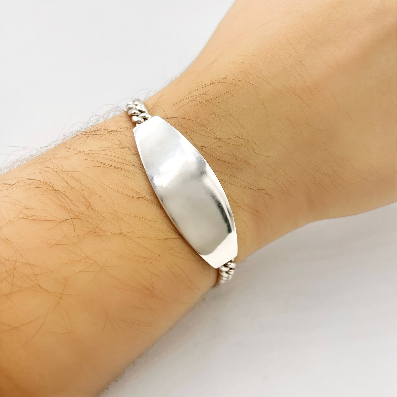 Esclava Elegancia Oval - Plata 950