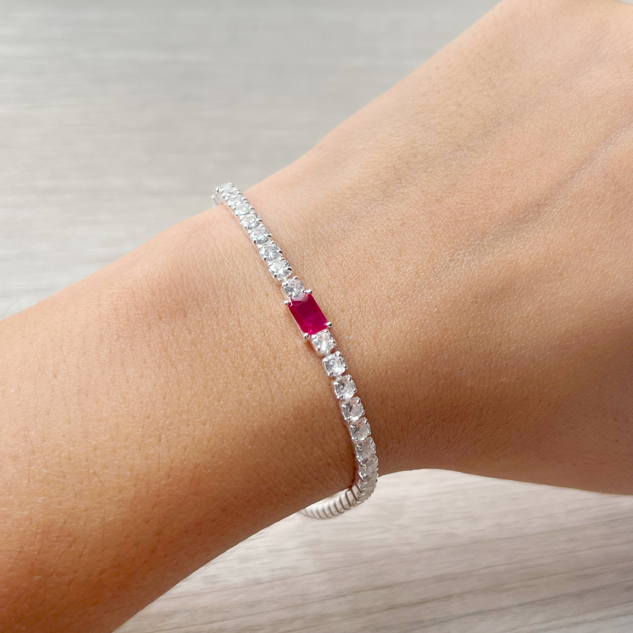 Pulsera Carmesi - Plata 925
