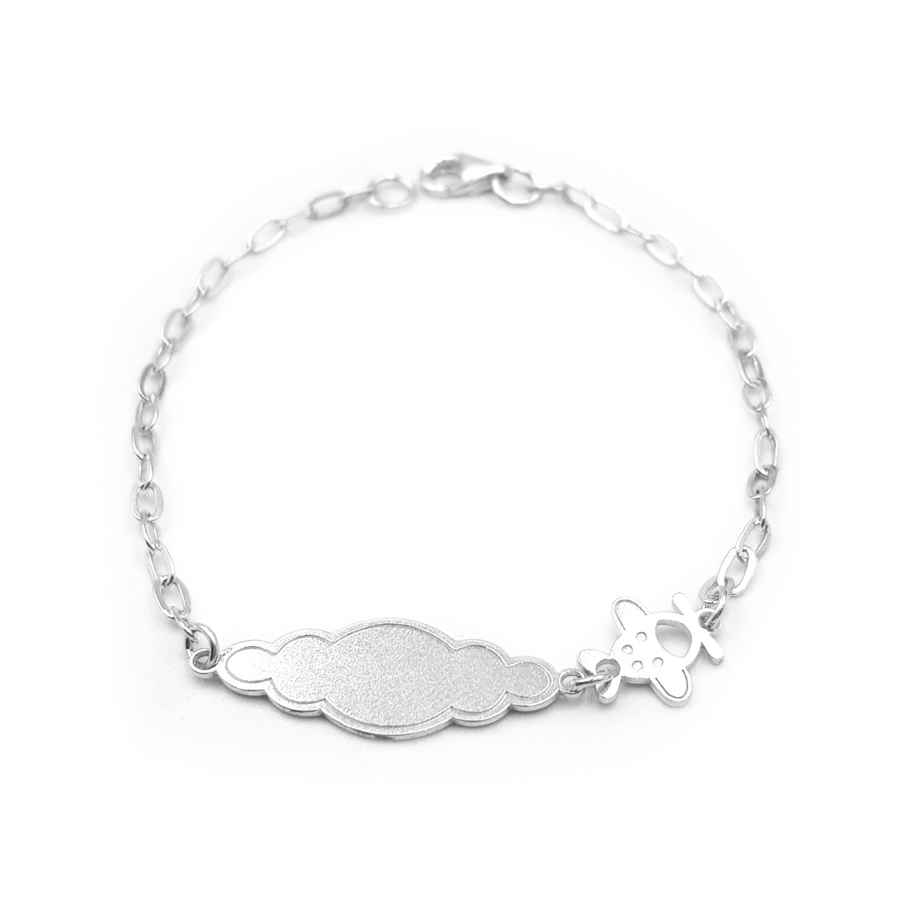 Esclava Kids Cohete - Plata 950