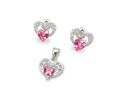 Set Promesa Rosa - Plata 950