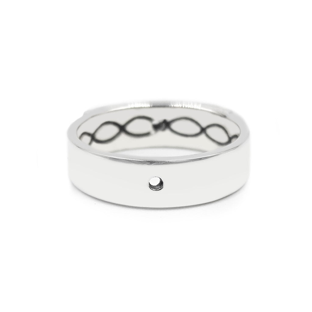 Anillo Atlante Dama – Plata 950 / Oro 18K