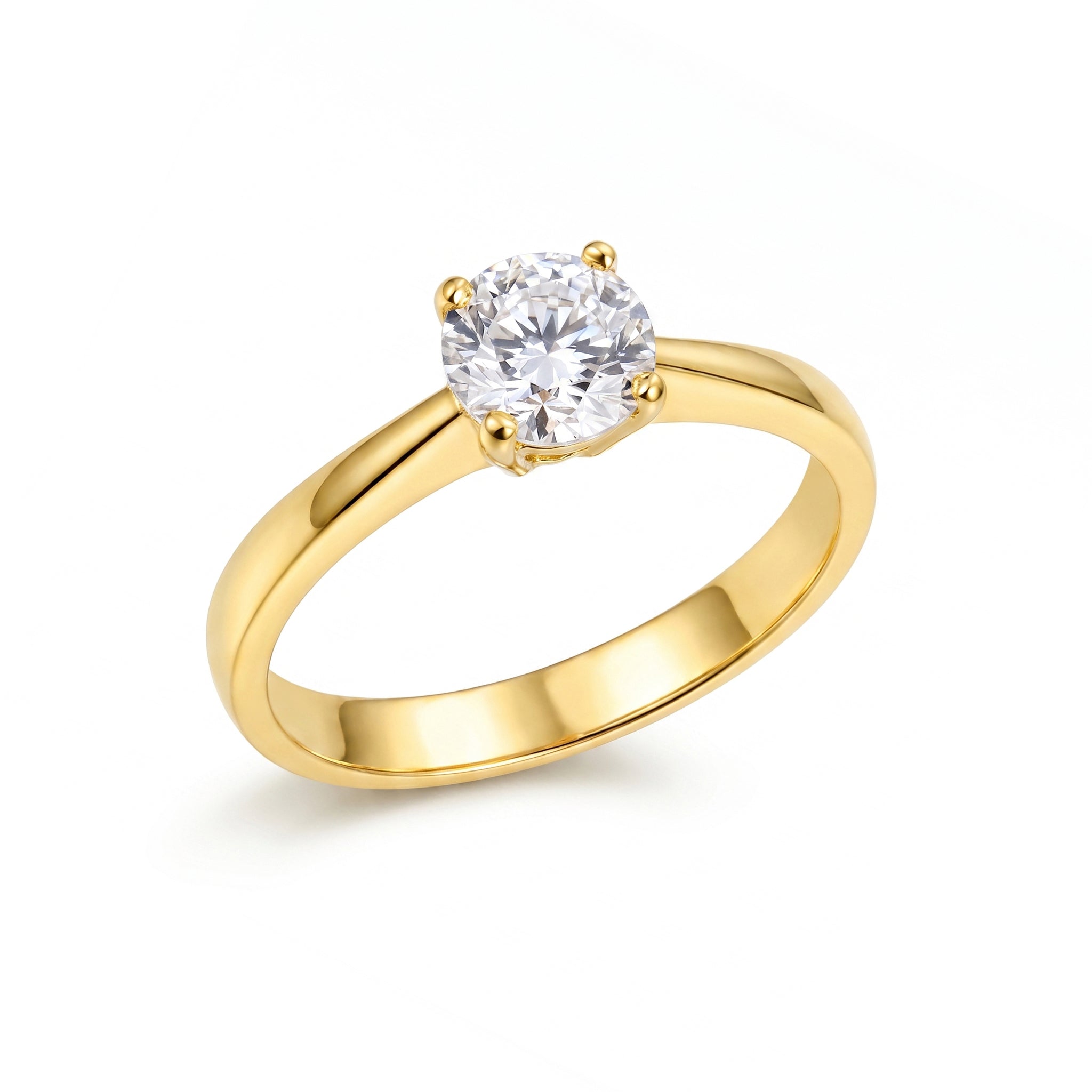 Anillo De Compromiso V42  Oro 18K