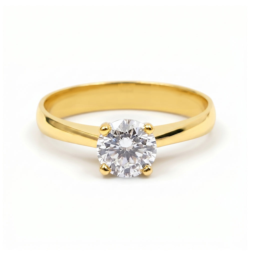 Anillo De Compromiso V42  Oro 18K