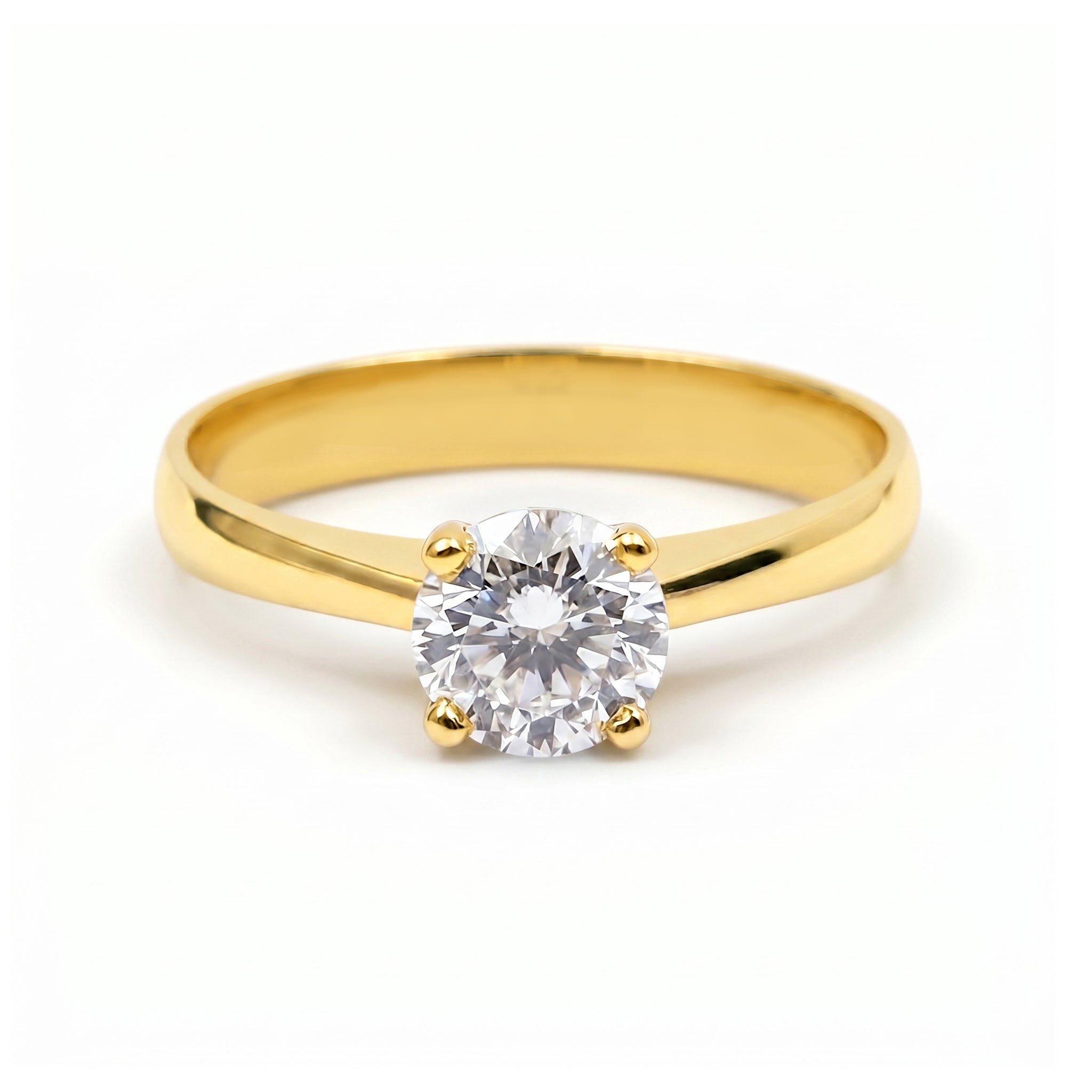 Anillo De Compromiso V42  Oro 18K