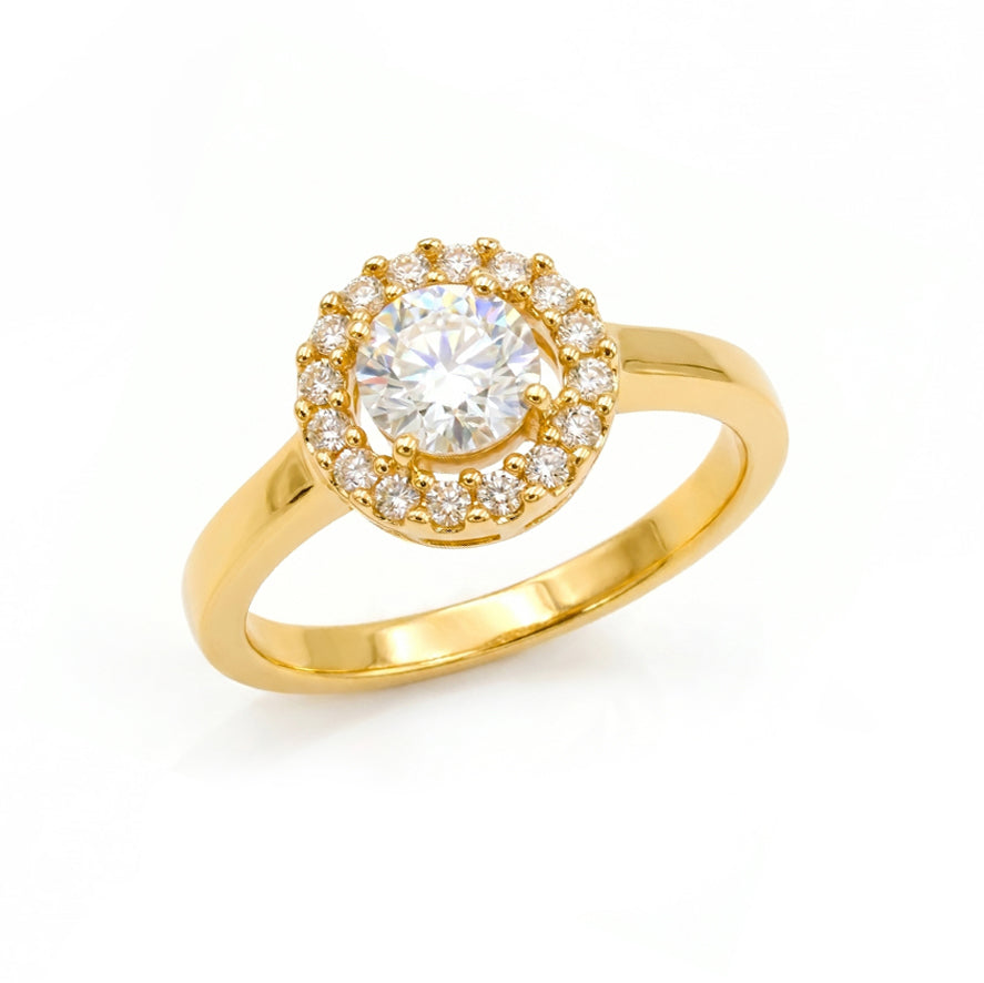 Anillo De Compromiso V2 Oro 18K
