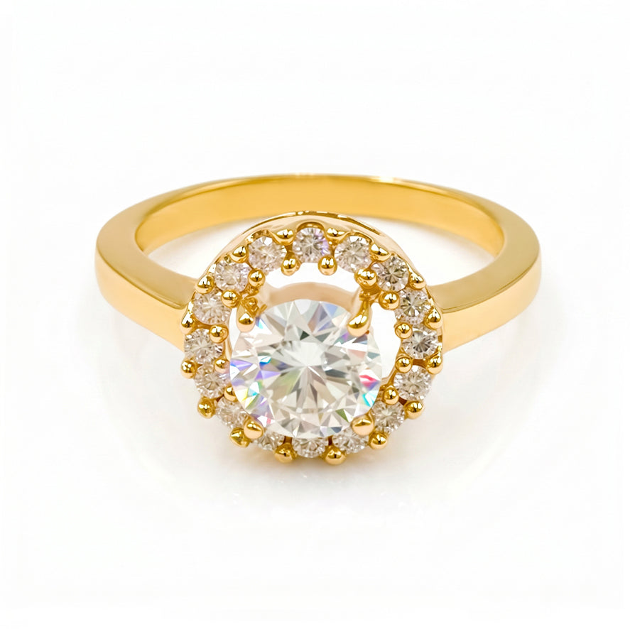 Anillo De Compromiso V2 Oro 18K