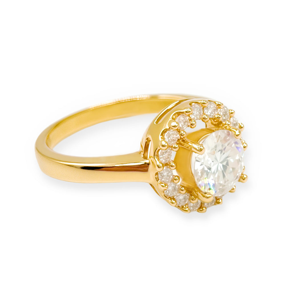 Anillo De Compromiso V3  Oro 18K