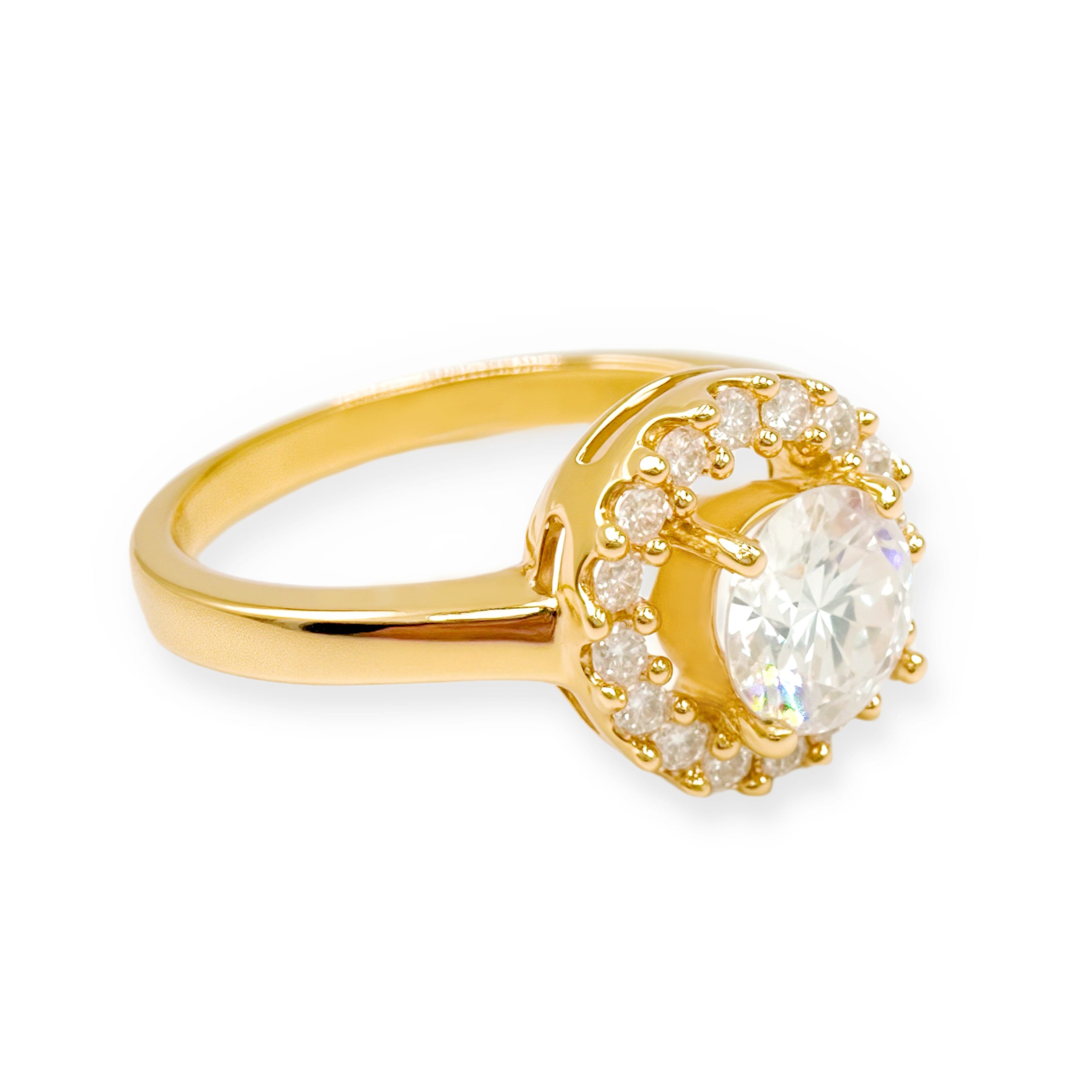 Anillo De Compromiso V3  Oro 18K