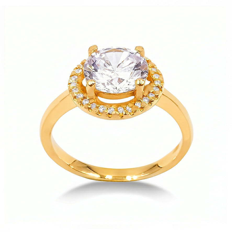 Anillo De Compromiso V2 Oro 18K