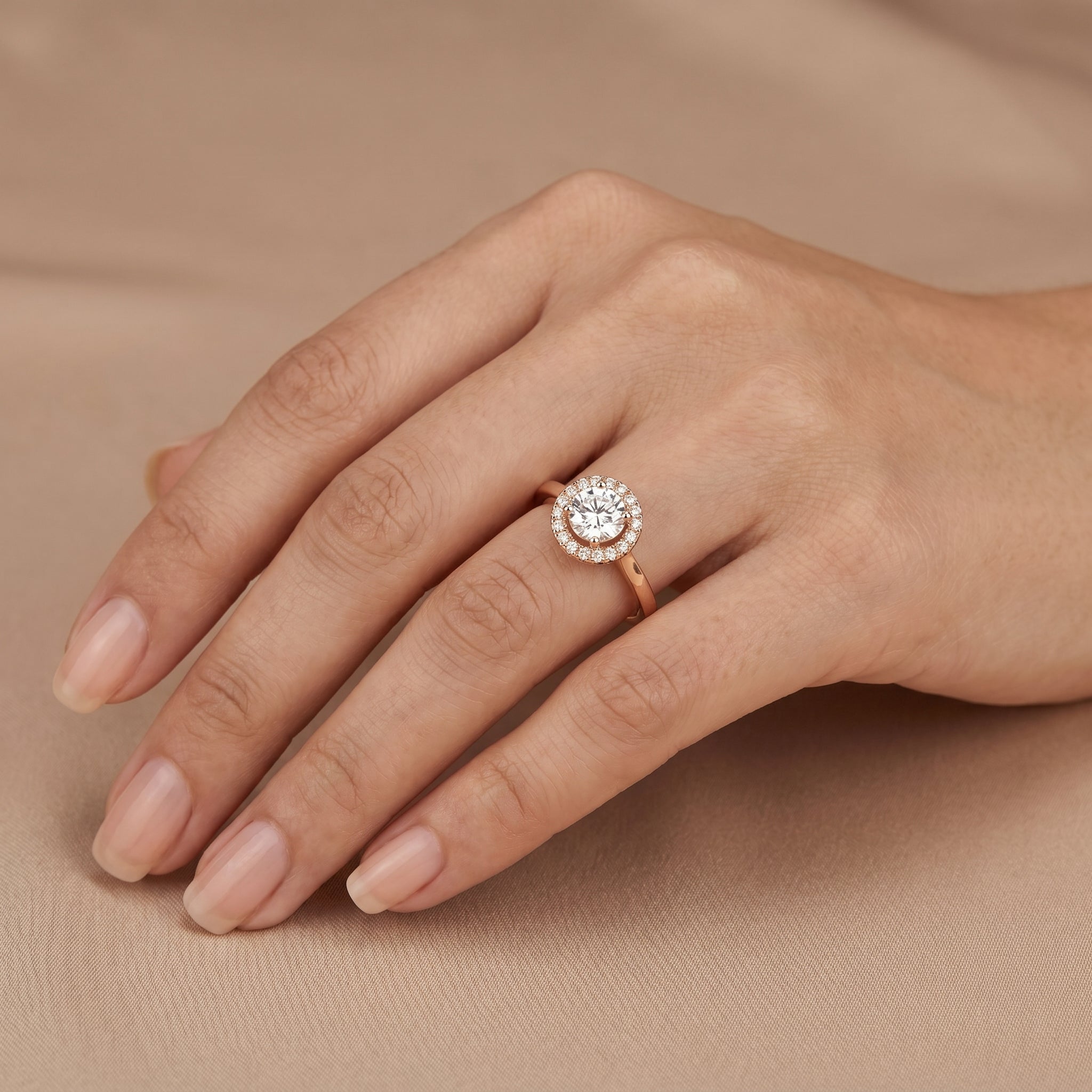 Anillo De Compromiso V2 Oro 18K