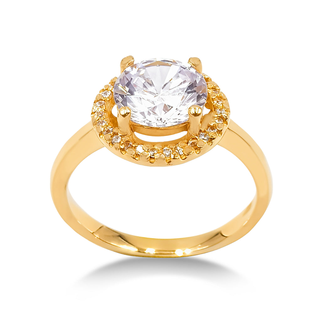 Anillo De Compromiso V3  Oro 18K