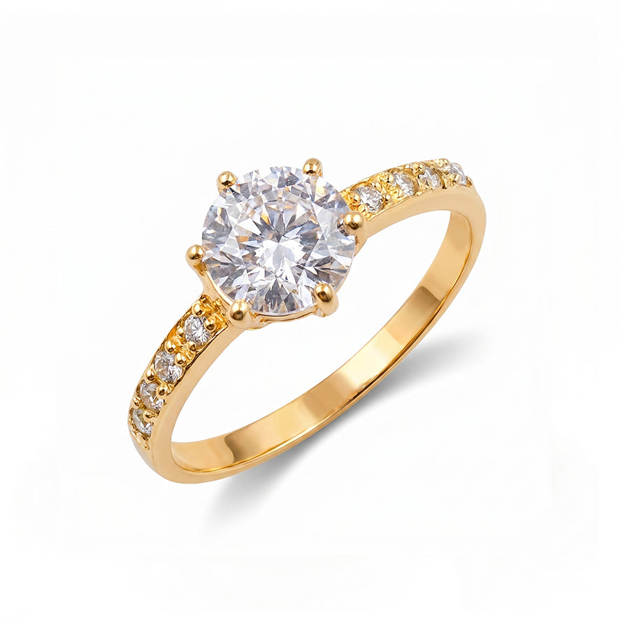 Anillo De Compromiso V3  Oro 18K