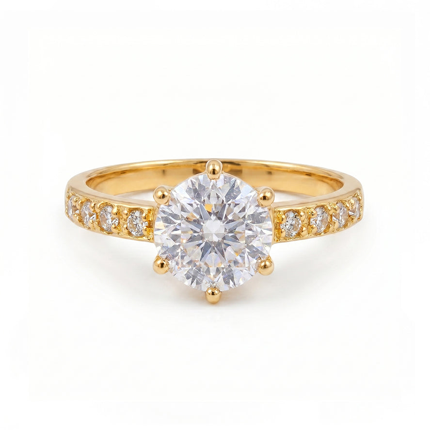 Anillo De Compromiso V3  Oro 18K