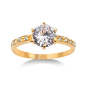 Anillo De Compromiso V4  Oro 18K