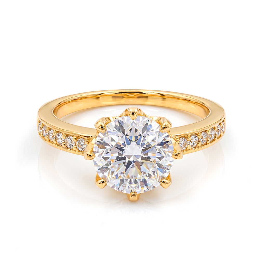 Anillo De Compromiso V4  Oro 18K