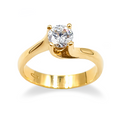 Anillo De Compromiso V1  Oro 18Kts