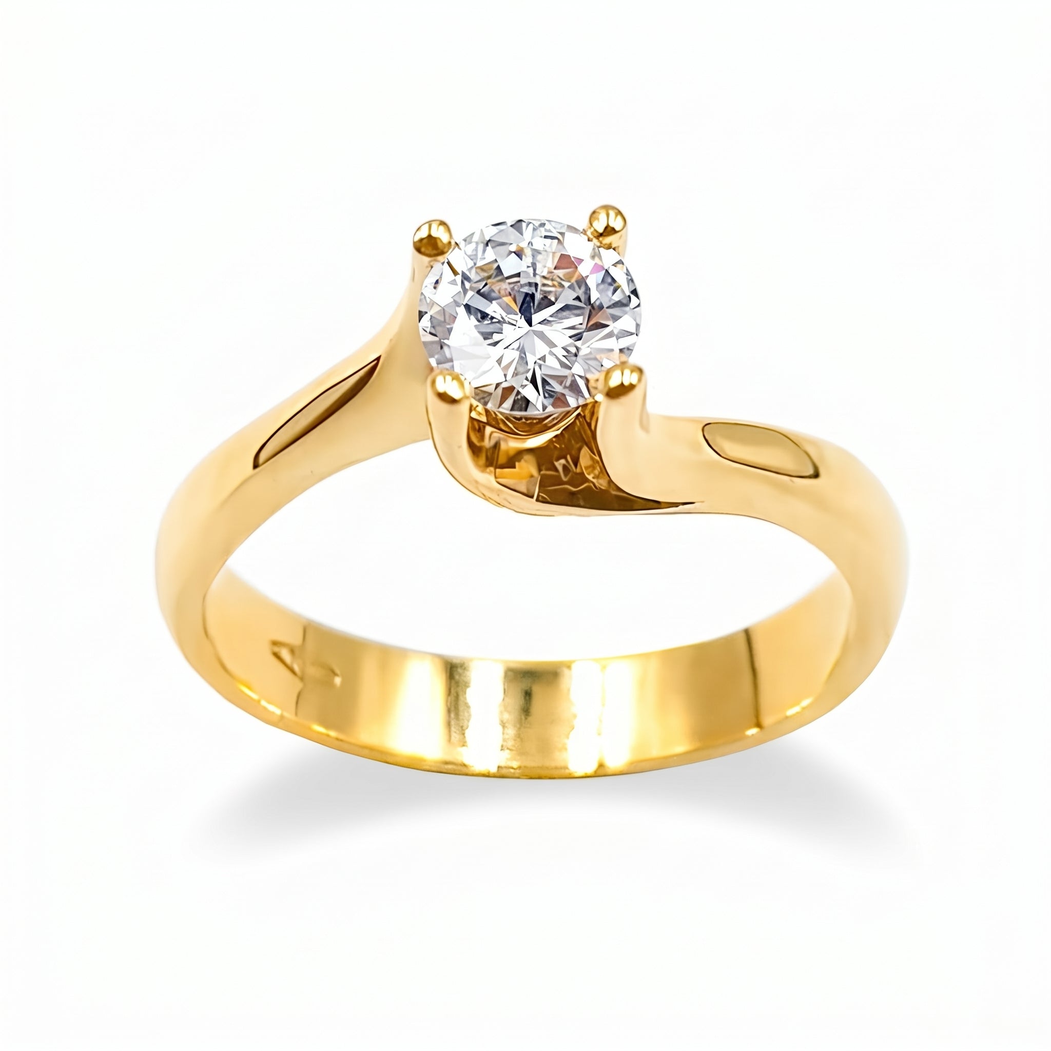 Anillo De Compromiso V6  Oro 18Kts