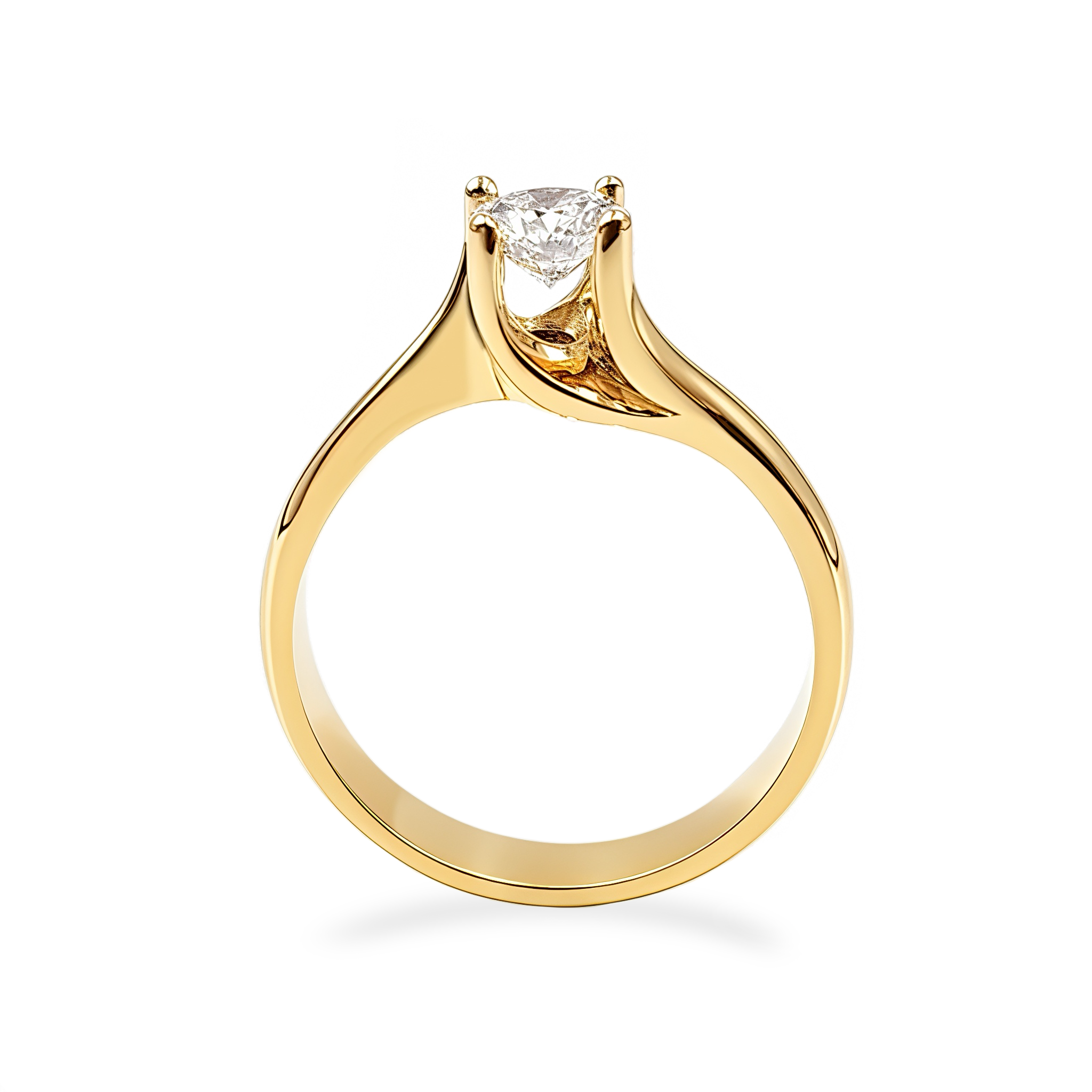 Anillo De Compromiso V1  Oro 18Kts
