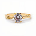 Anillo De Compromiso V7  Oro 18K