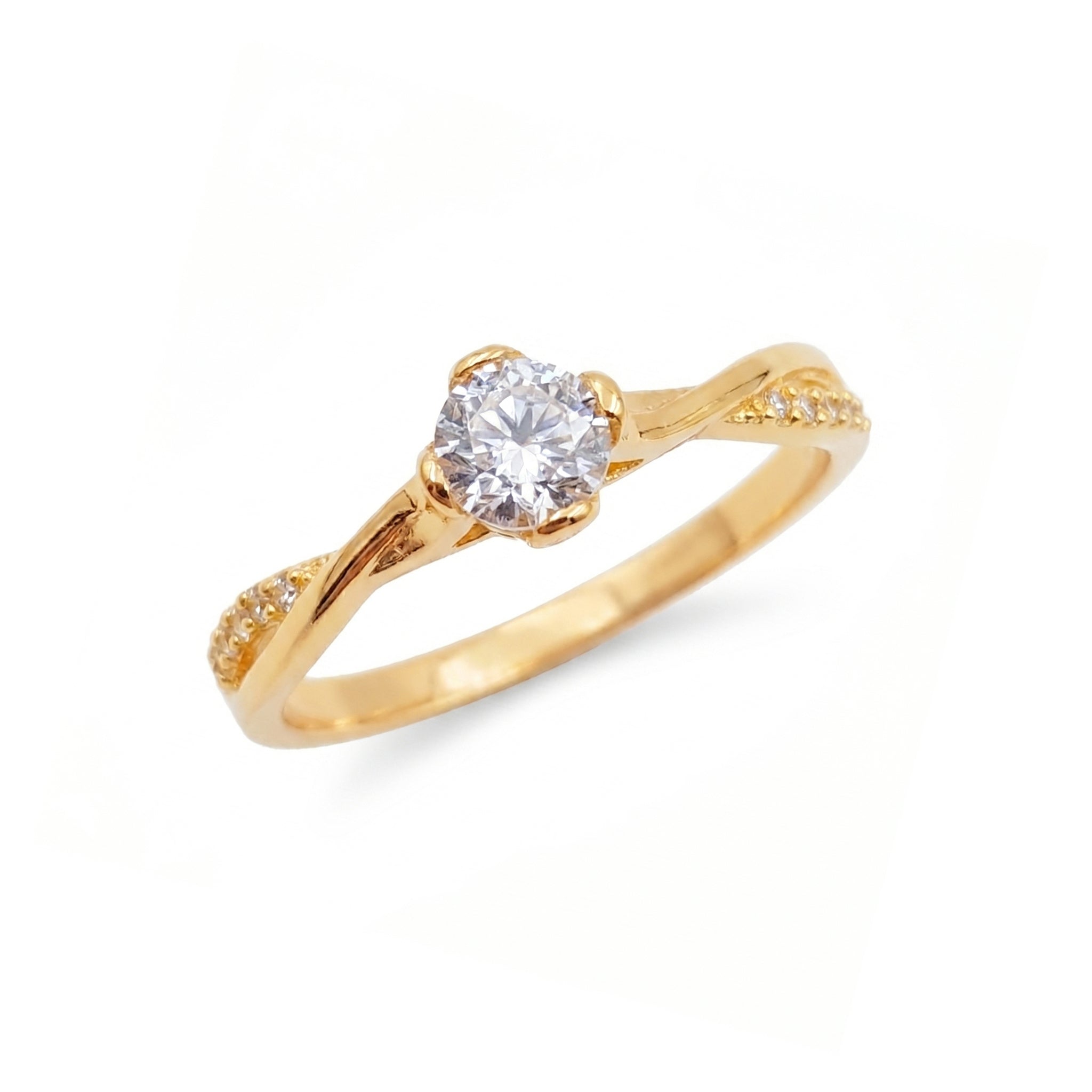 Anillo De Compromiso V9 - Oro 18K