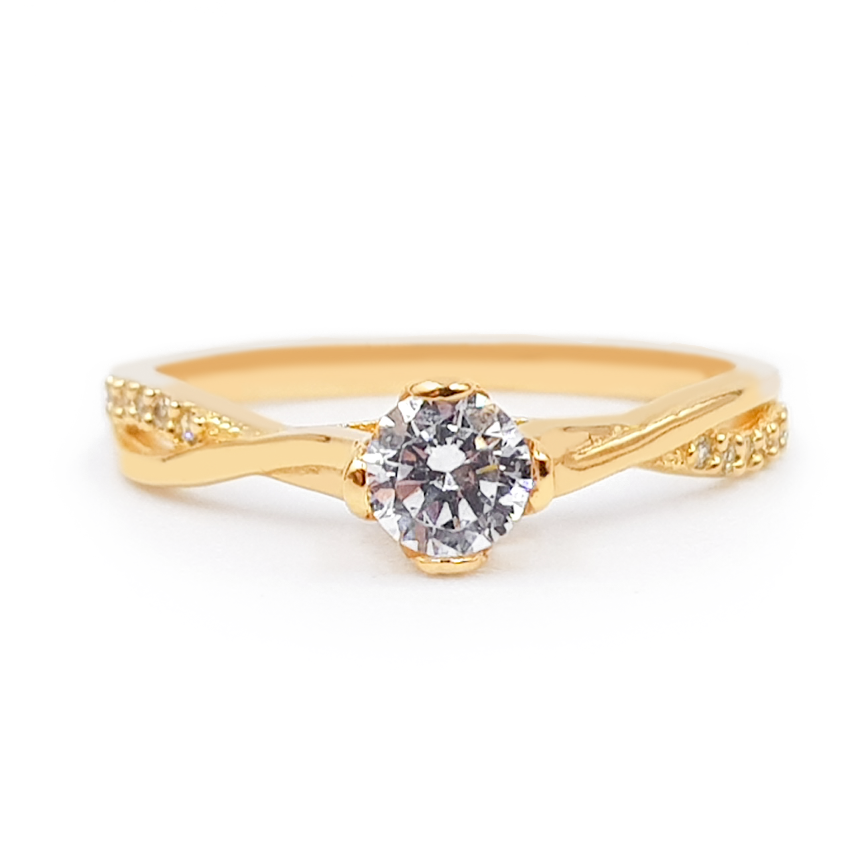 Anillo De Compromiso V9  Oro 18K