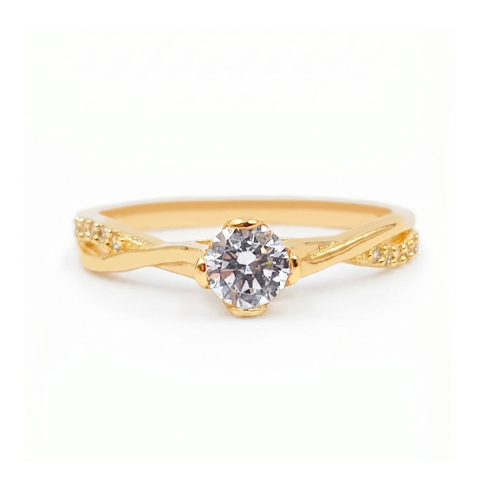 Anillo De Compromiso V9 - Oro 18K
