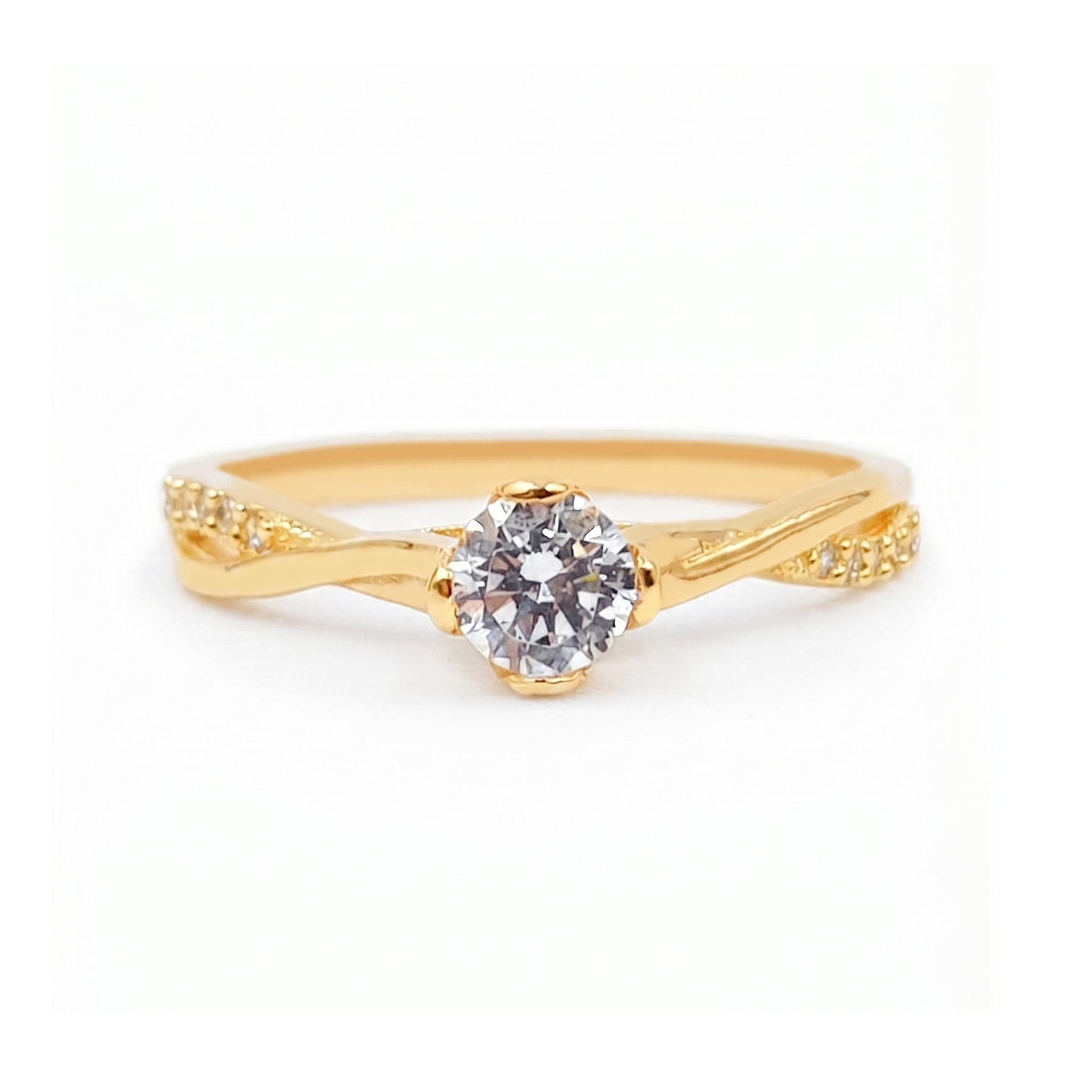 Anillo De Compromiso V9 - Oro 18K