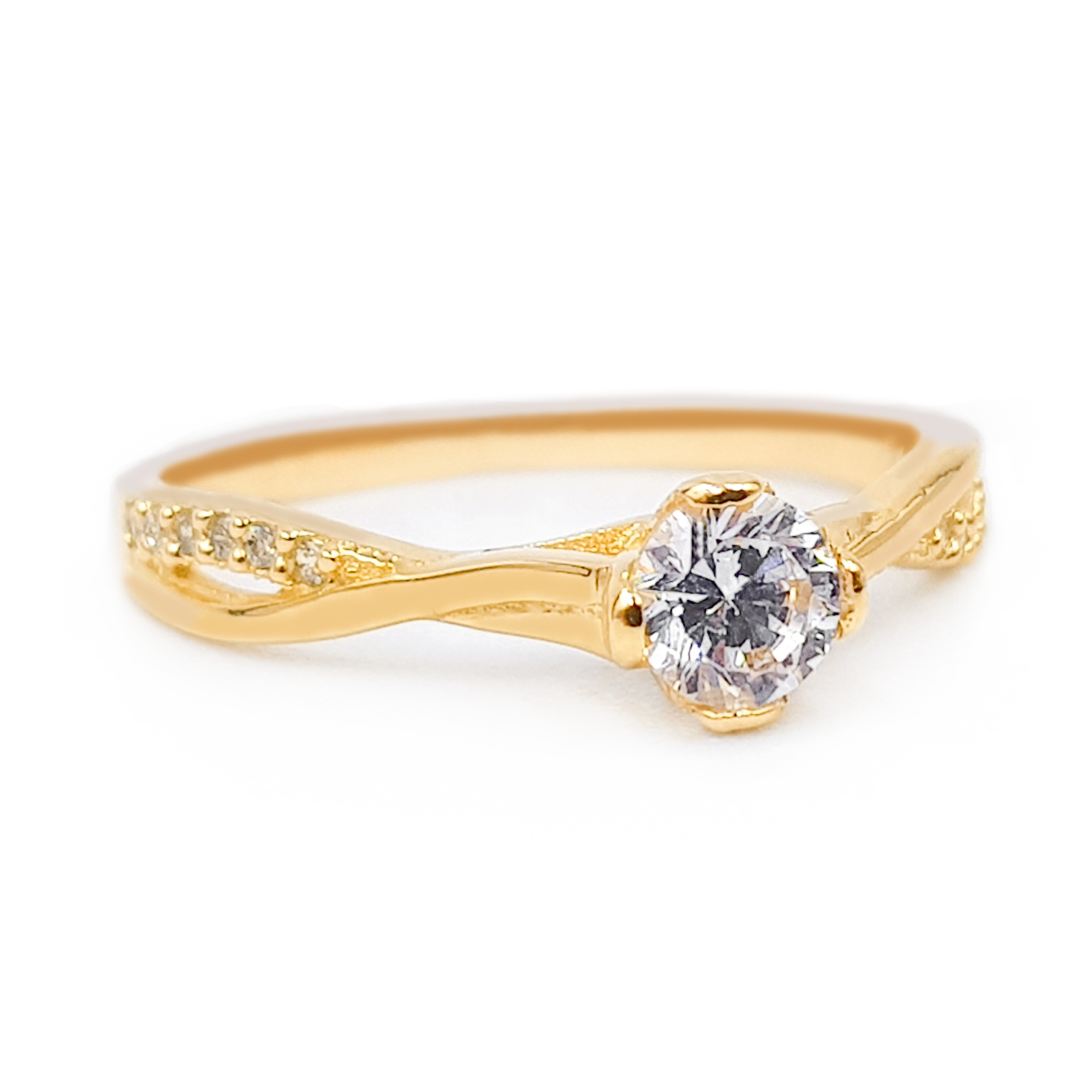 Anillo De Compromiso V9  Oro 18K