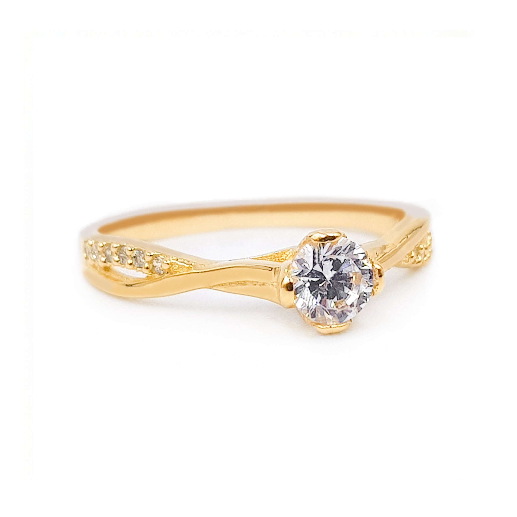 Anillo De Compromiso V9 - Oro 18K