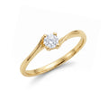 Anillo De Compromiso V11  Oro 18K