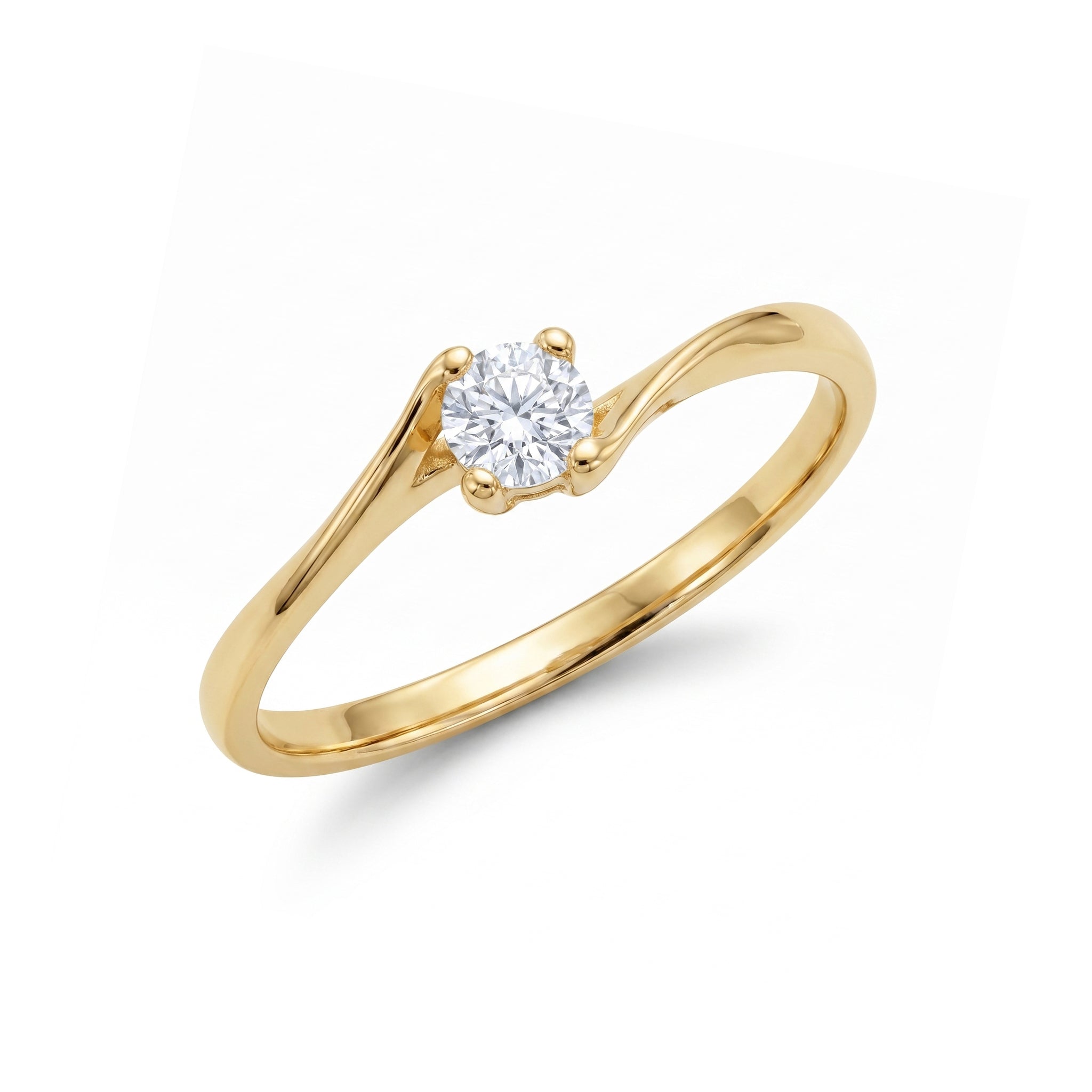 Anillo De Compromiso V11  Oro 18K