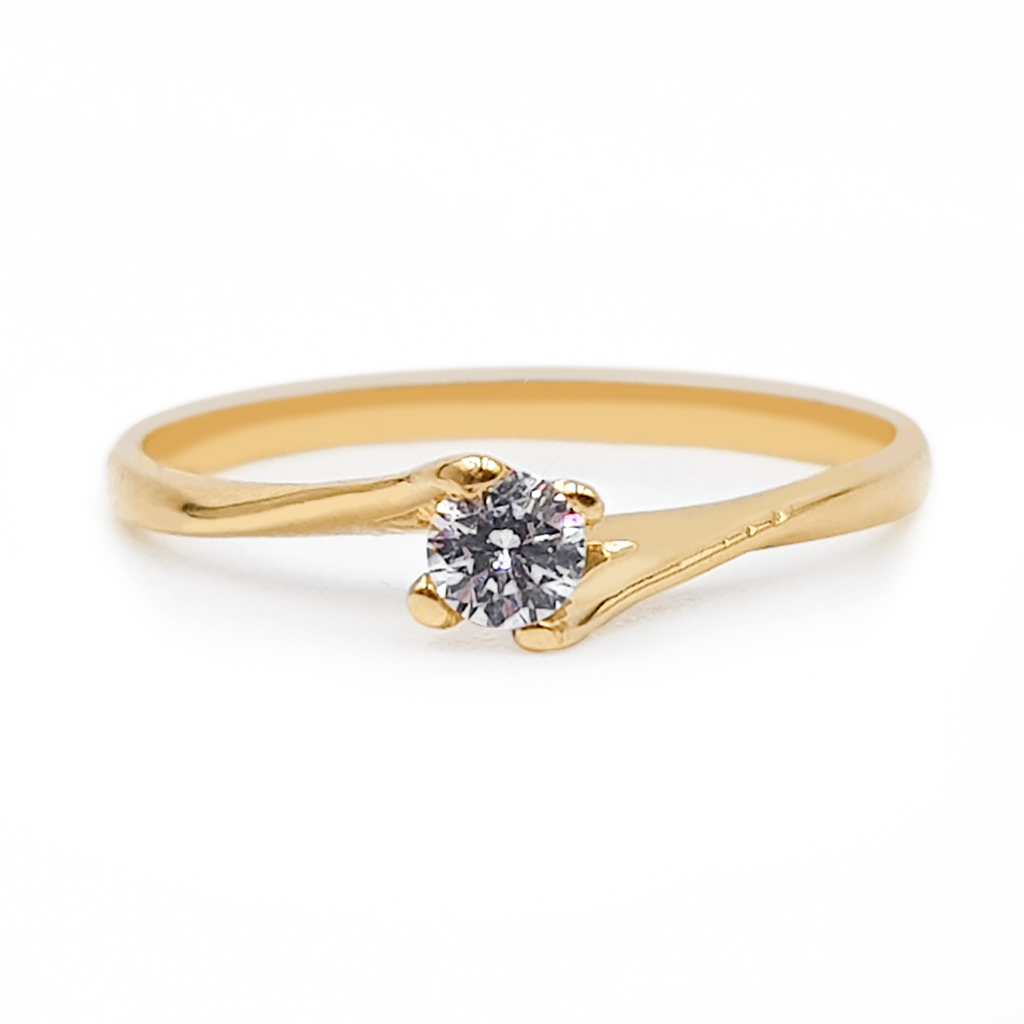 Anillo De Compromiso V11  Oro 18K