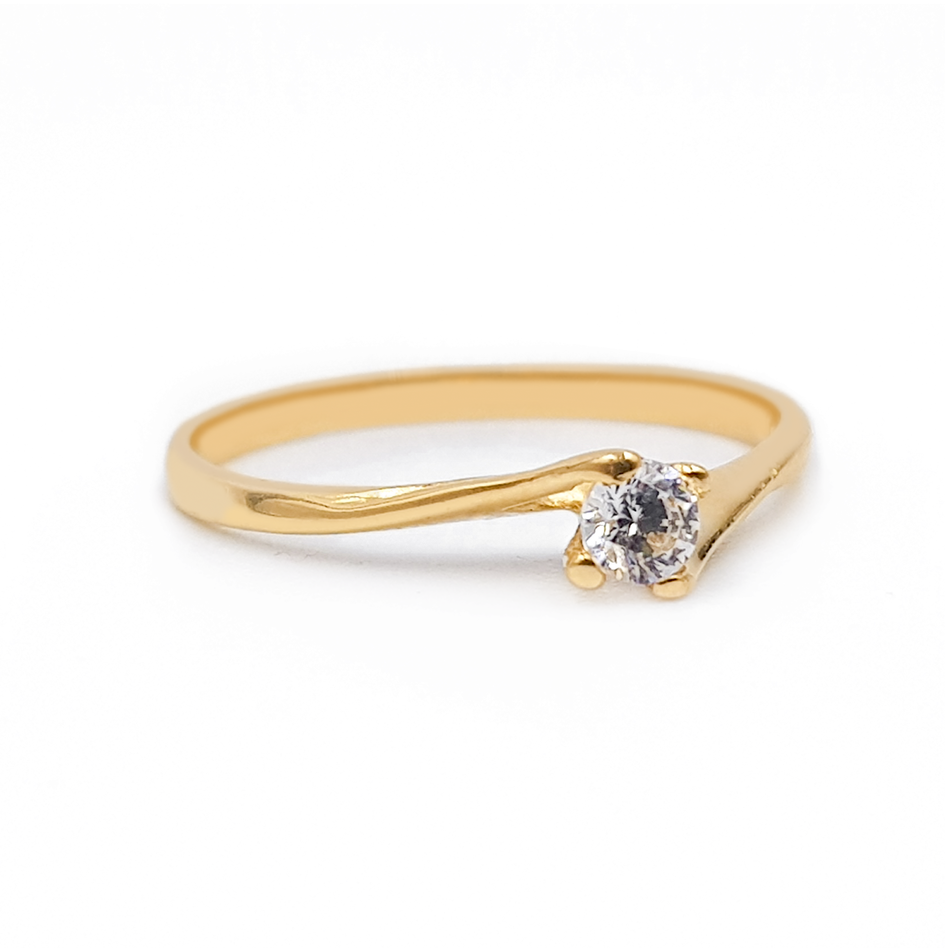 Anillo De Compromiso V11  Oro 18K