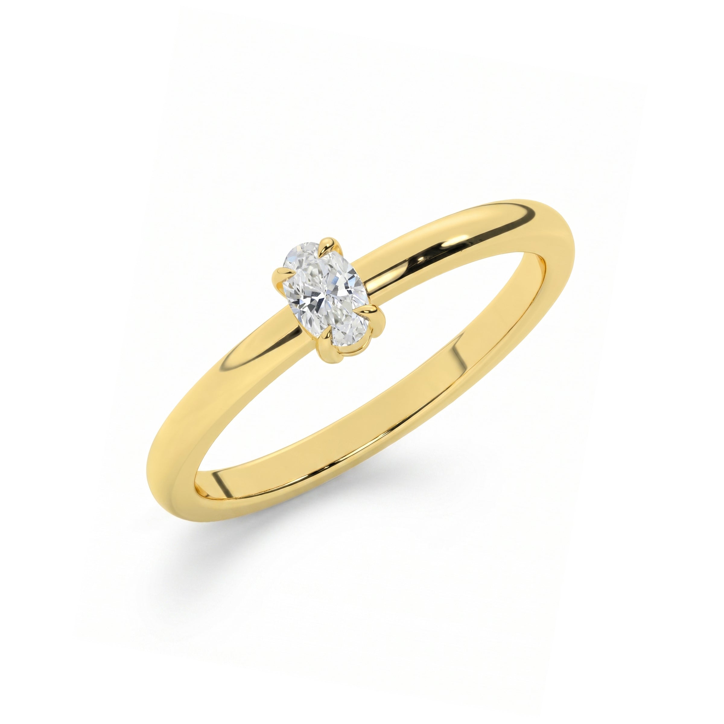Anillo De Compromiso V13 - Oro 18K