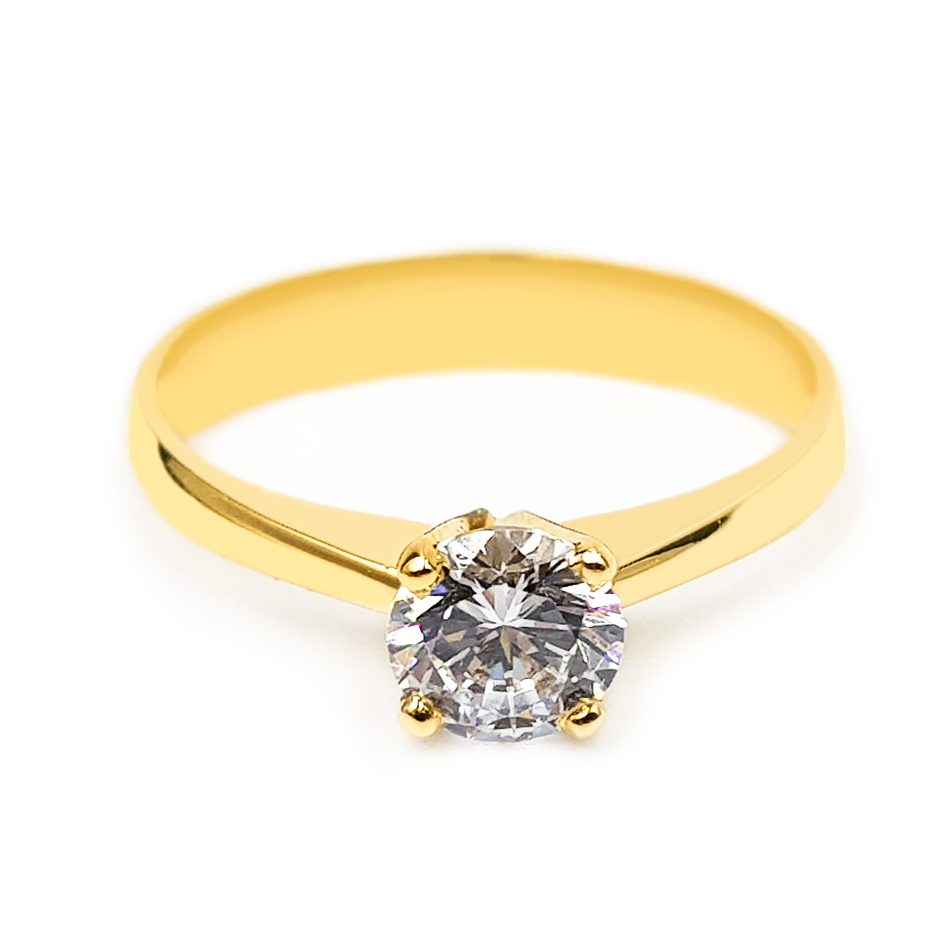 Anillo De Compromiso V13-Oro 18K