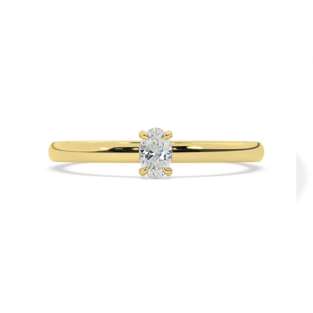 Anillo De Compromiso V13 - Oro 18K