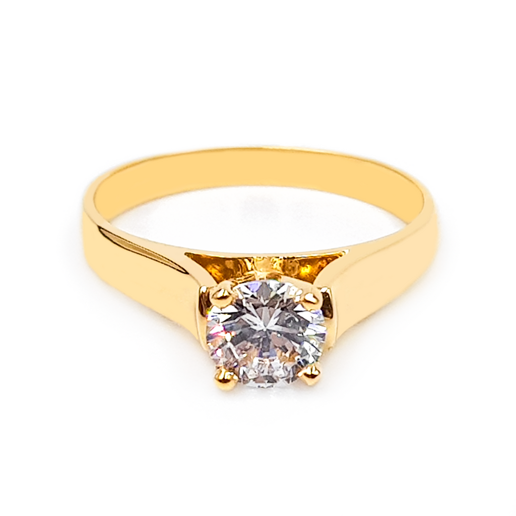 Anillo De Compromiso V14-Oro 18K
